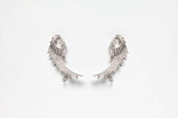 Avenue Chic - Women's Heart Wing Earcuff Earrings