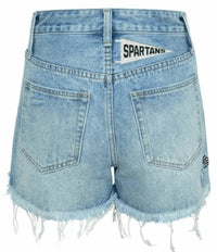 Hype And Vice - Michigan State Denim Patched Shorts
