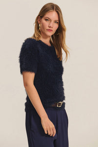 Velvet By Graham & Spencer - Kit Short Sleeve Crew Top