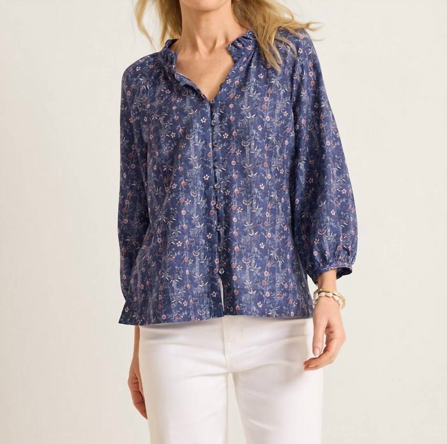 Tommy Bahama - Sea Flora 3/4 Sleeve Blouse