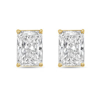 Diana M Jewels - Women's Radiant Lab-grown Diamond Stud Earrings (1.00 Tcw) - Delicate