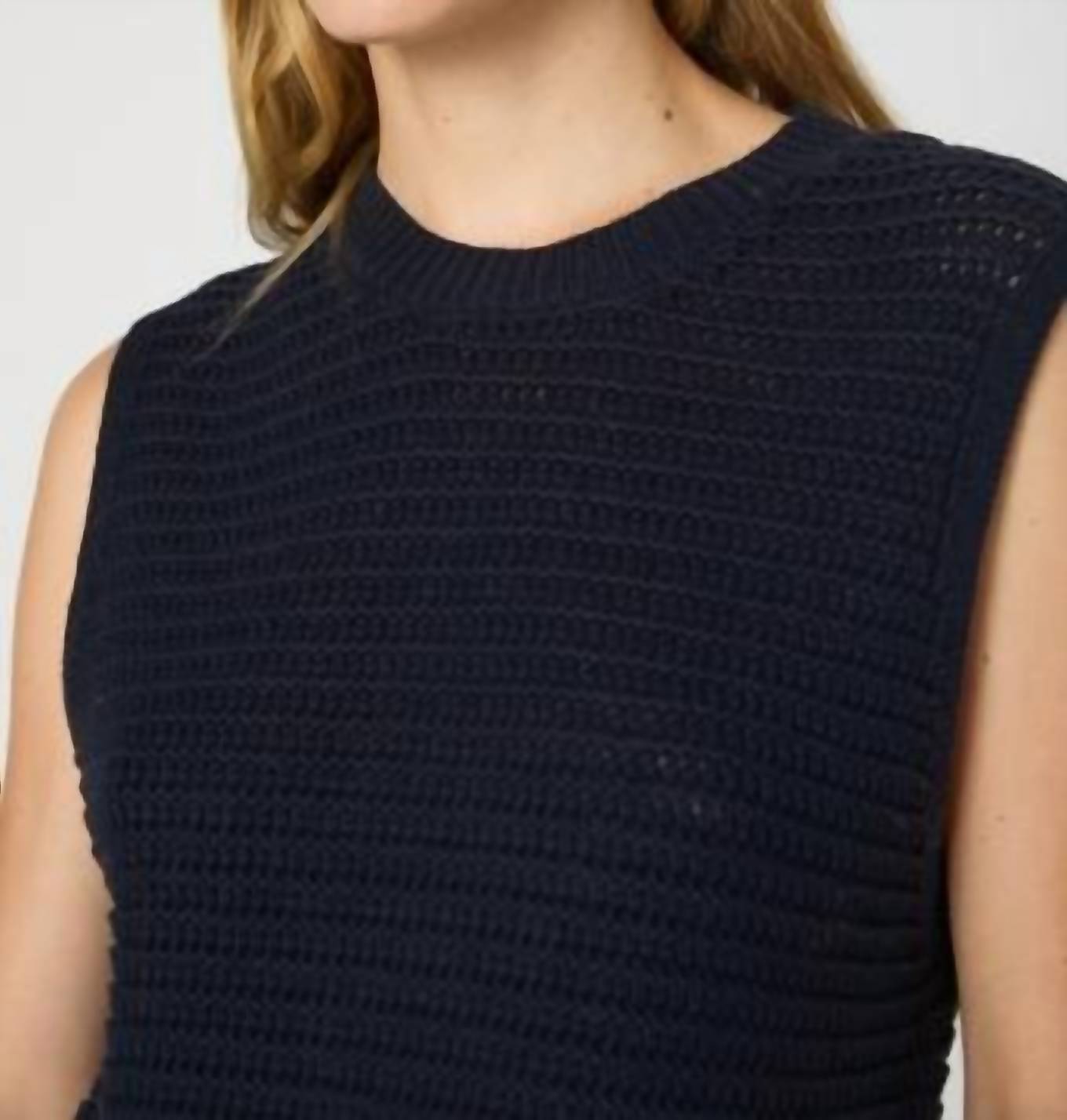 French Connection - Manda Open Knit Vest