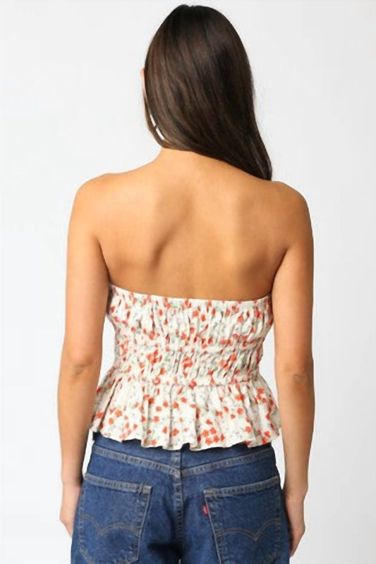 Olivaceous - Grace Ruffled Top