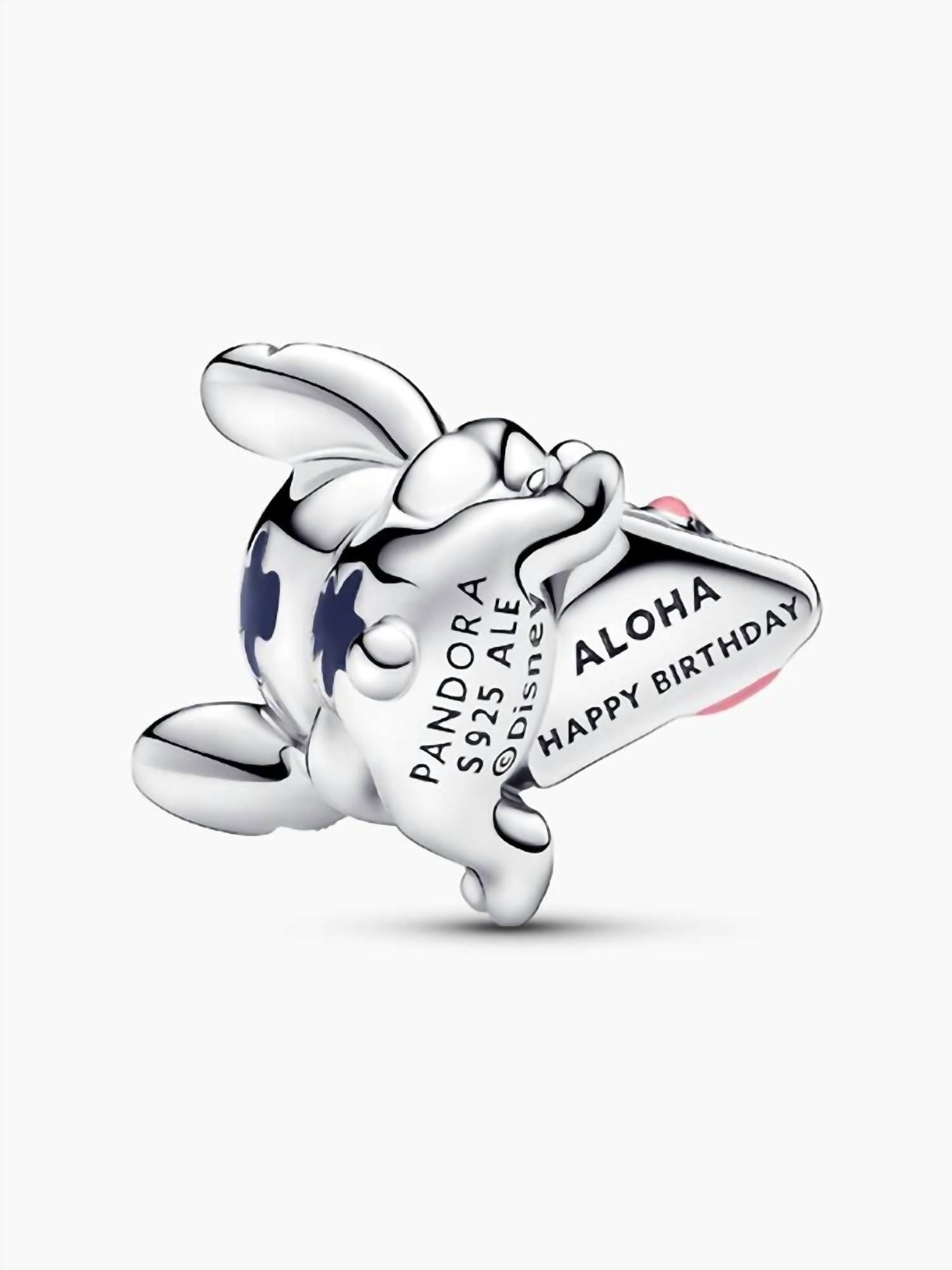 Pandora Women's Disney Stitch Birthday Cake Charm in silver - women's item - view 4