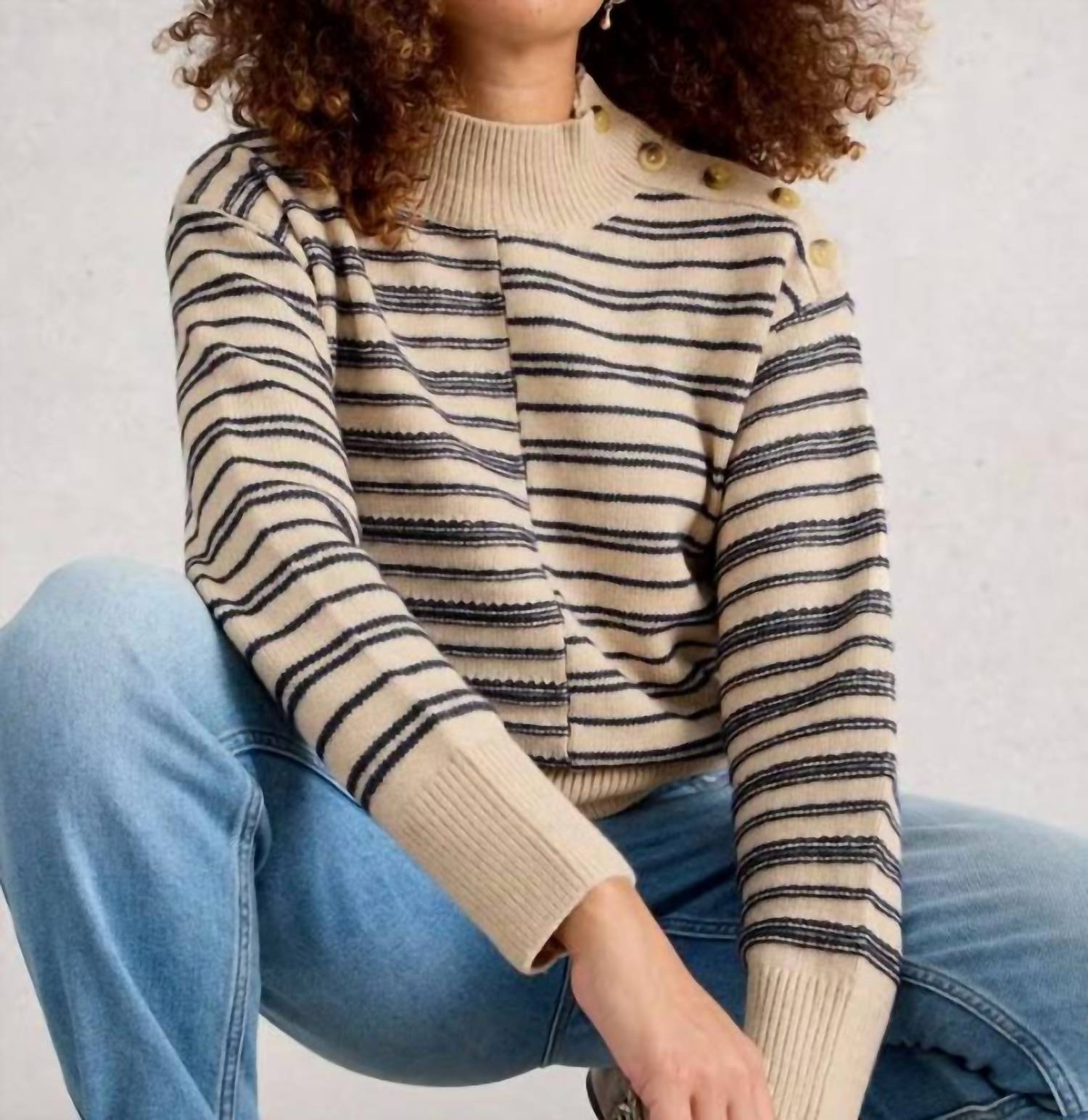 White Stuff - Mix Stripe Sweater