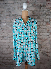 Multiples - Women's Dotted Hi-lo Top