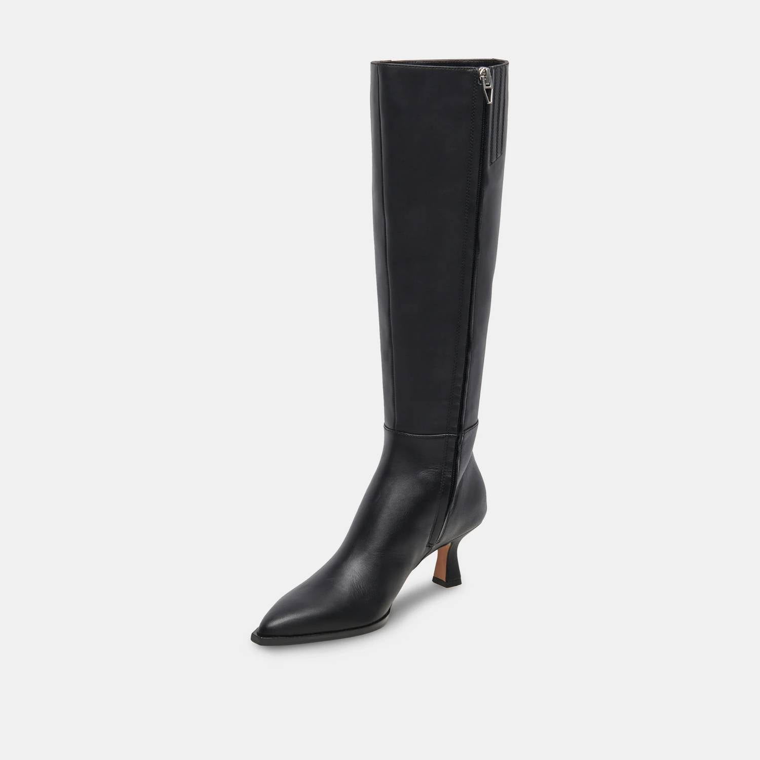 Dolce Vita Women's Auggie Boots in black leather - women's shoe - alternate view