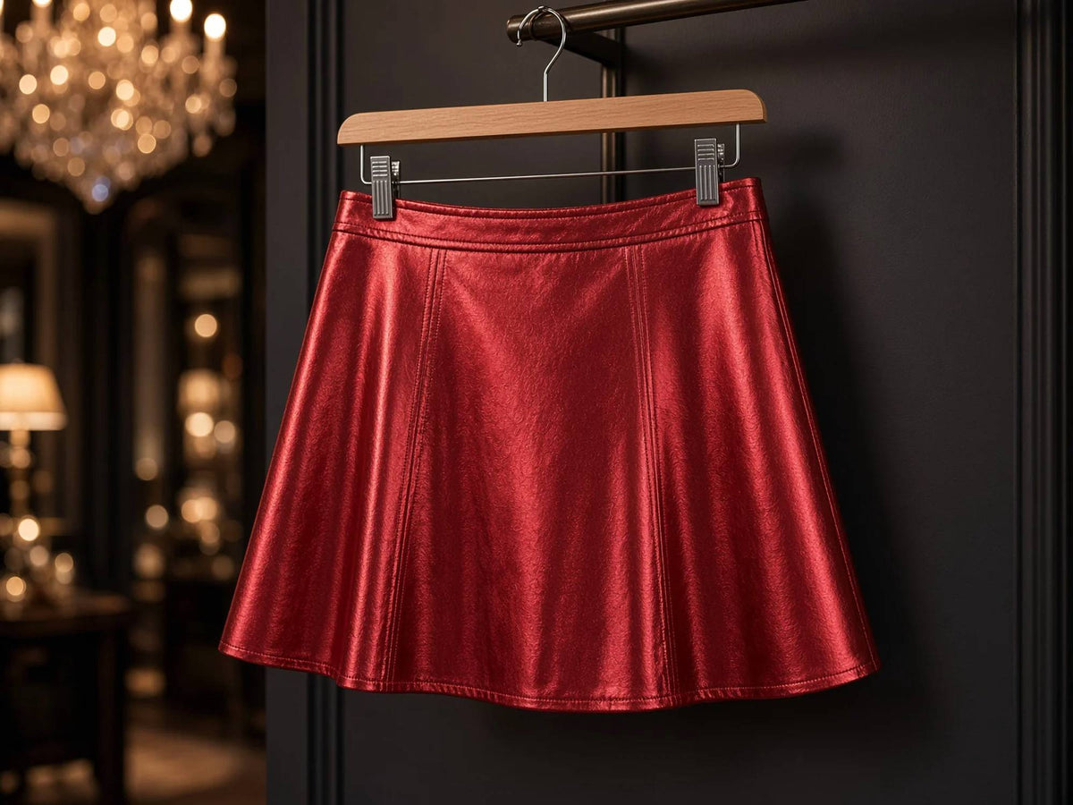 Tcec - Women's Metallic Mini Skirt