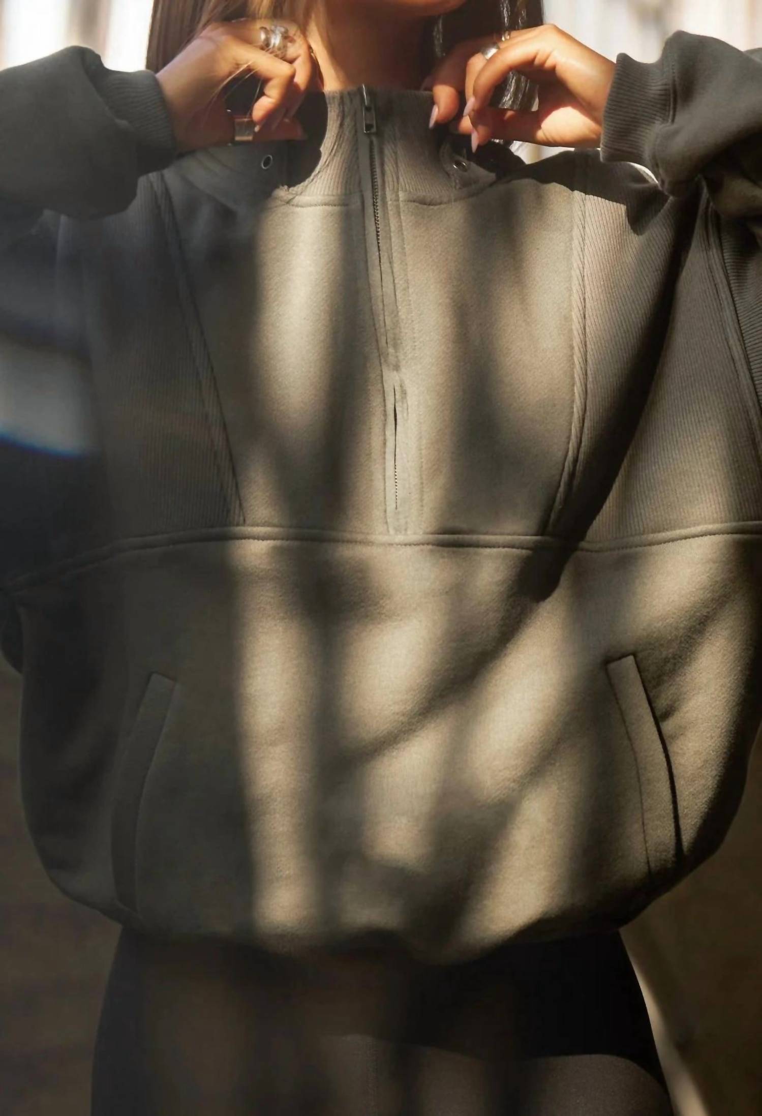 Joah Brown - Retro Half Zip Sweatshirt