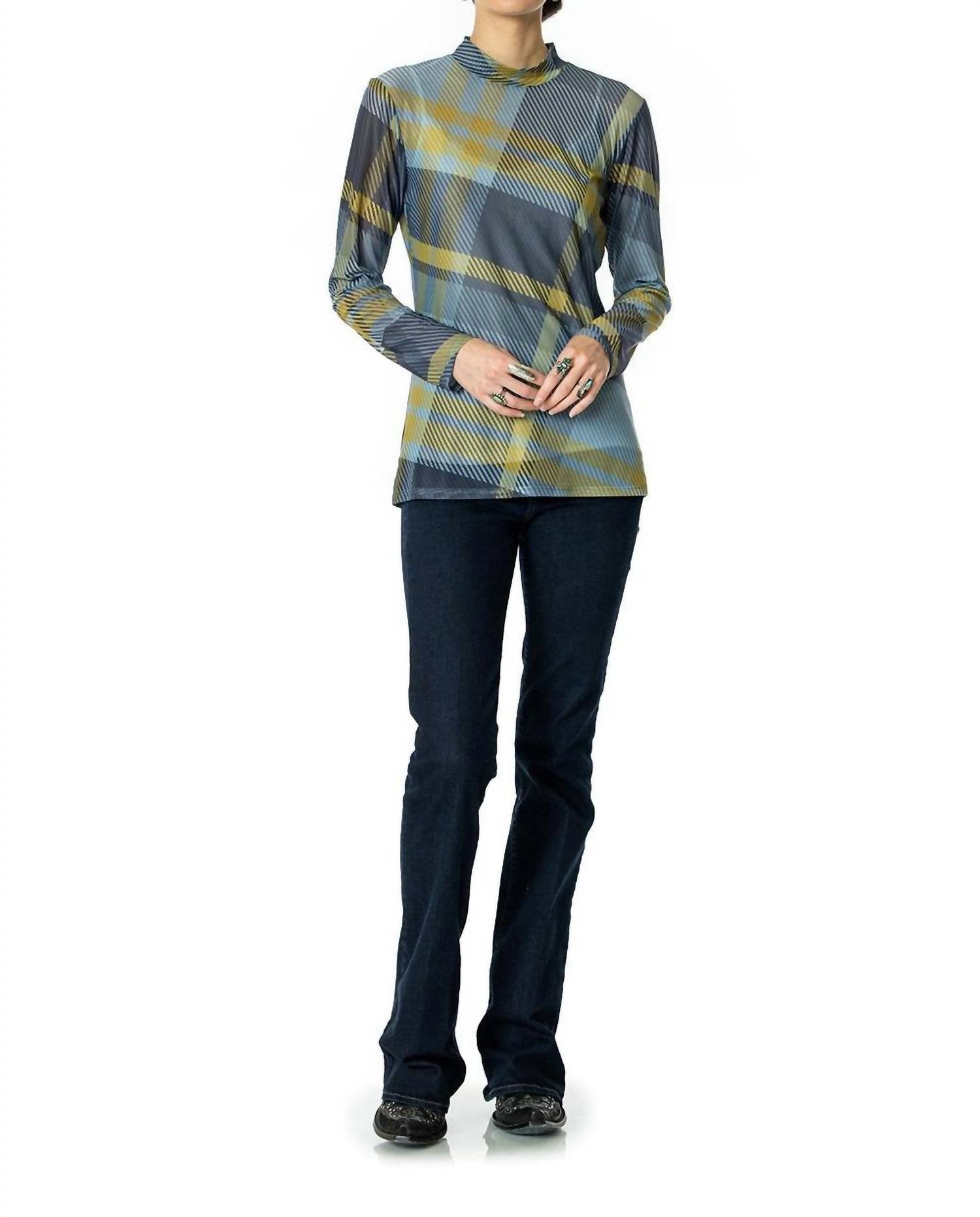 Double D Ranch - Rodger Plaid Tee Top