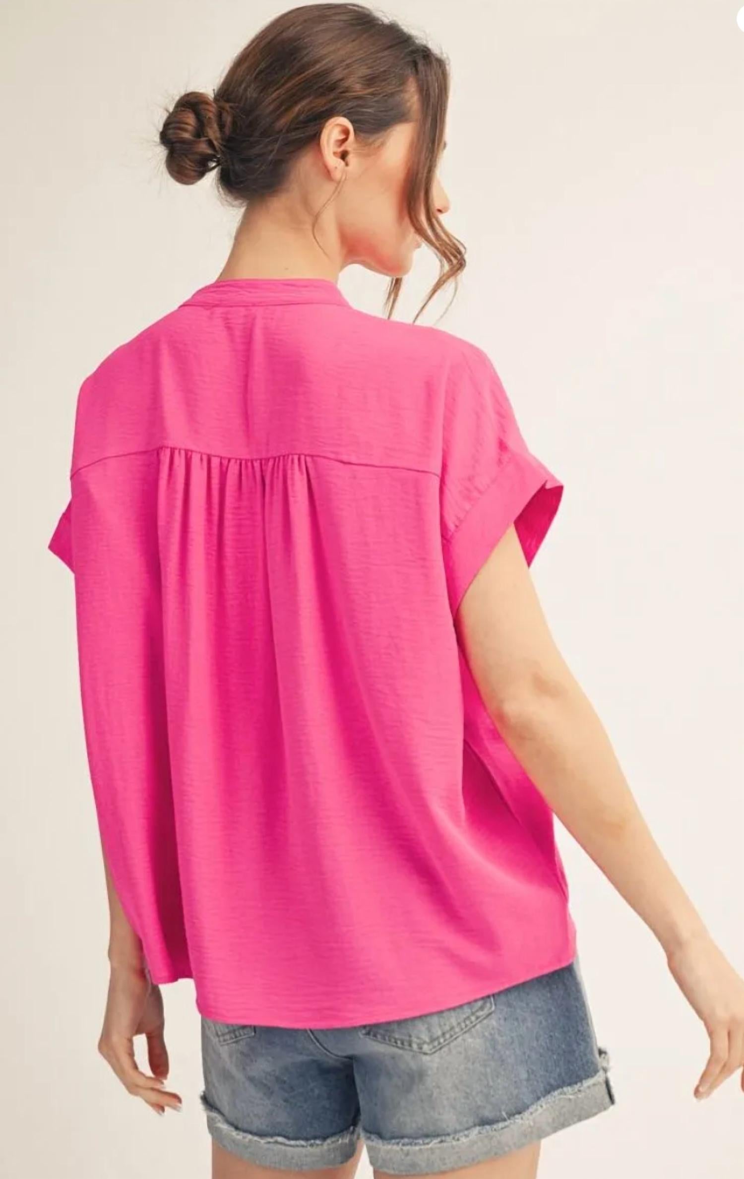 Jodifl - V-neck Straight Blouse