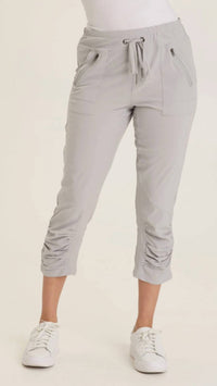 Wearables - Aksana Whisper Stretch Ruched Active Slim Pant