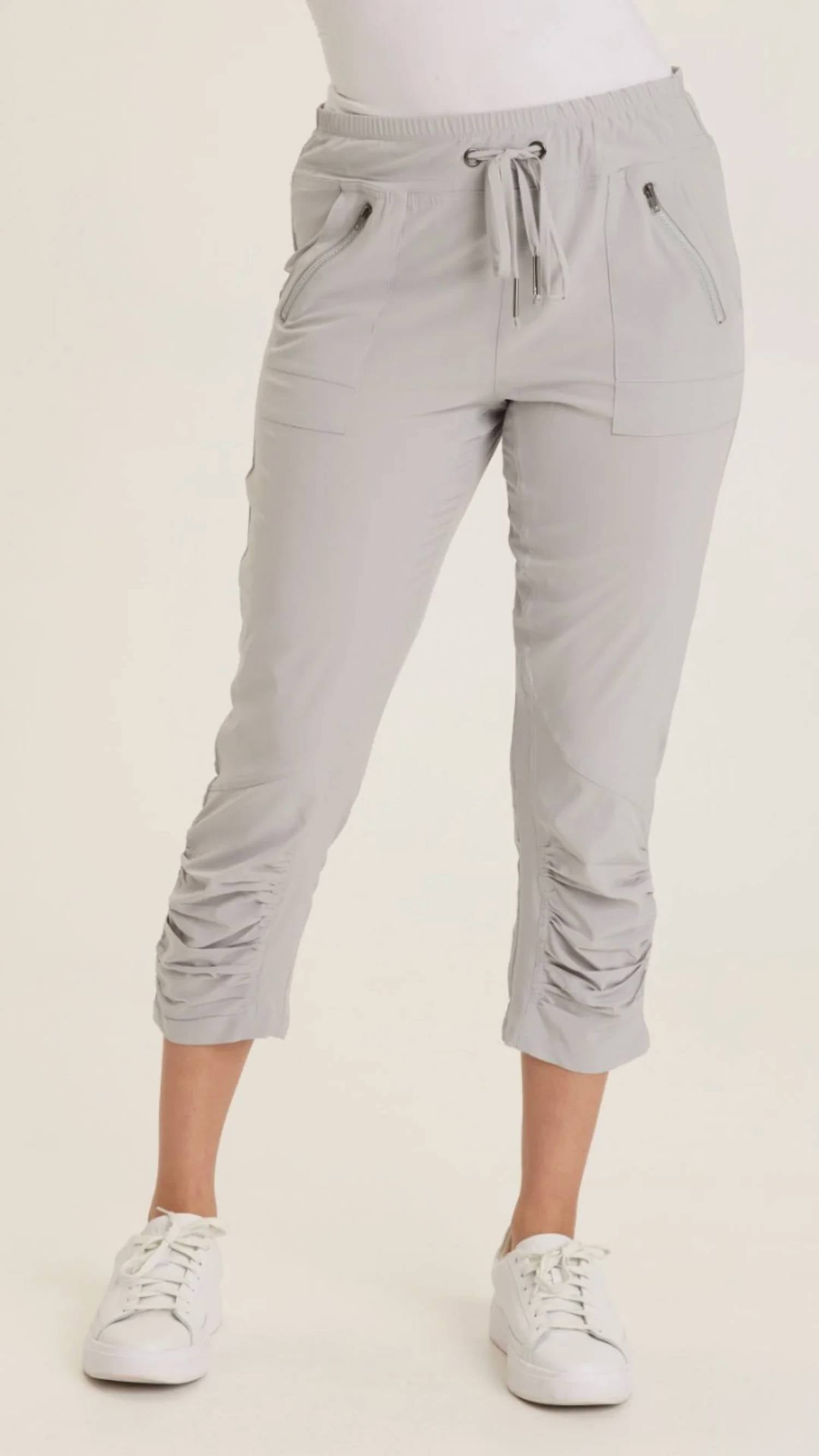 Wearables - Aksana Whisper Stretch Ruched Active Slim Pant