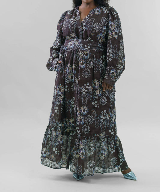 Marie Oliver - Hannon Long Sleeve Maxi Dress - Plus
