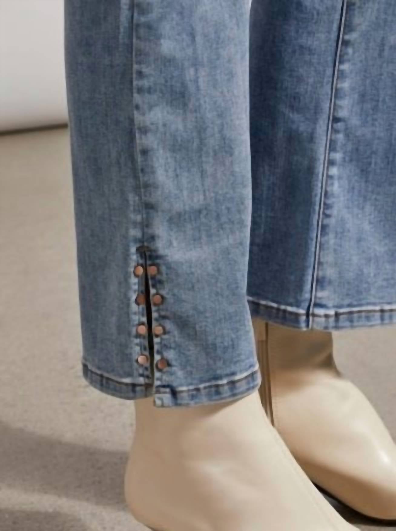 Tribal - Audrey Pull On Microflare Jeans