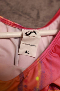 GK Elite Women's Choice Of Champions Gymnastics Cl Elite Leotard With Scrunnci in pink blue - women's swimwear - view 7