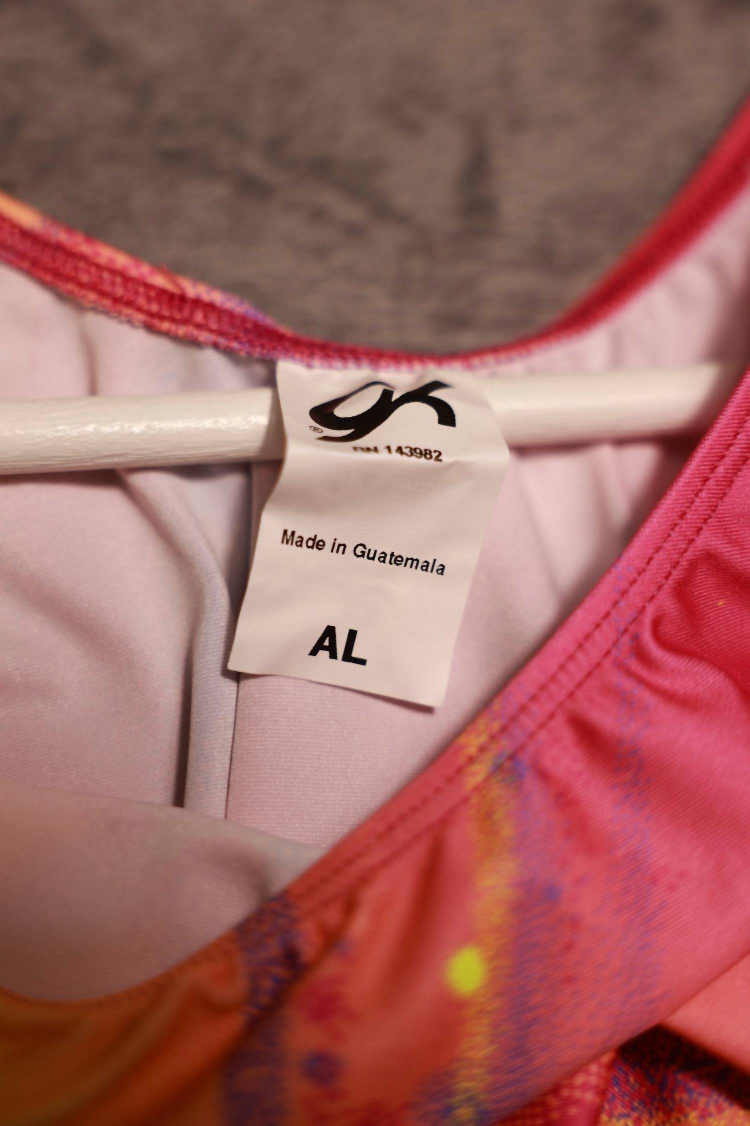 GK Elite Women's Choice Of Champions Gymnastics Cl Elite Leotard With Scrunnci in pink blue - women's swimwear - view 7