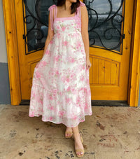 By The River - Blooming Romance Midi Dress