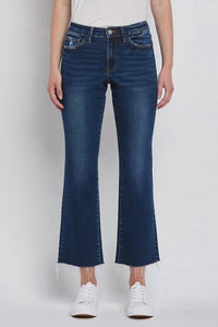 Vervet By Flying Monkey - Quinn High Rise Mini Bootcut Jeans