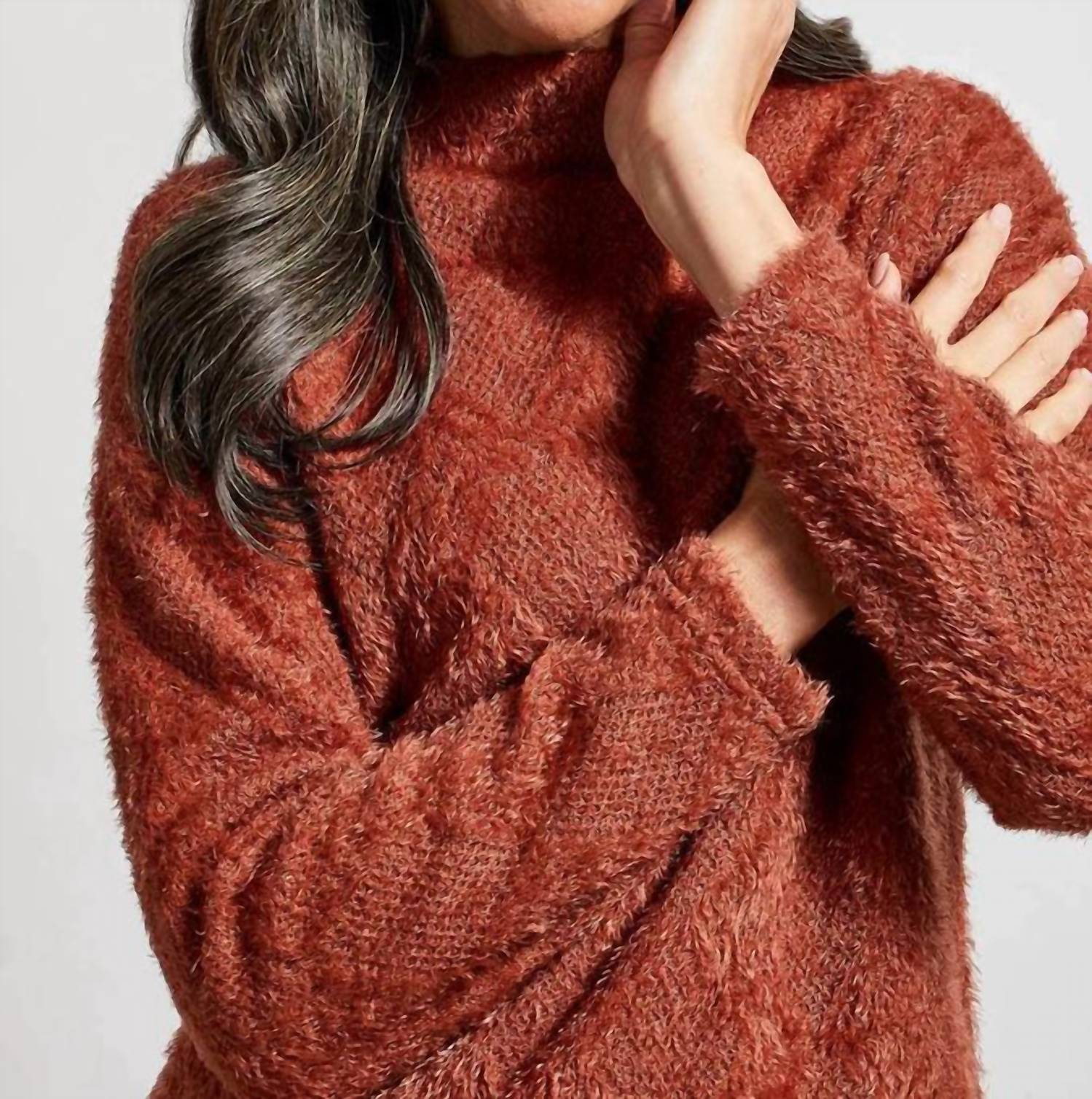 Tribalbyn - Funnel Neck Top Sweater