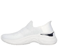 Skechers Women's Hazel-priya Shoes in white silver - women's sneaker - alternate view