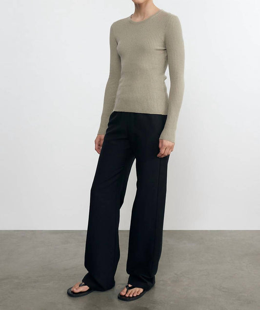Enza Costa - Linen Cotton Longsleeve Sweater Tee
