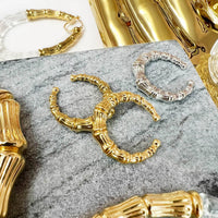 Gold & Honey - Women's Bamboo Cuff Rings