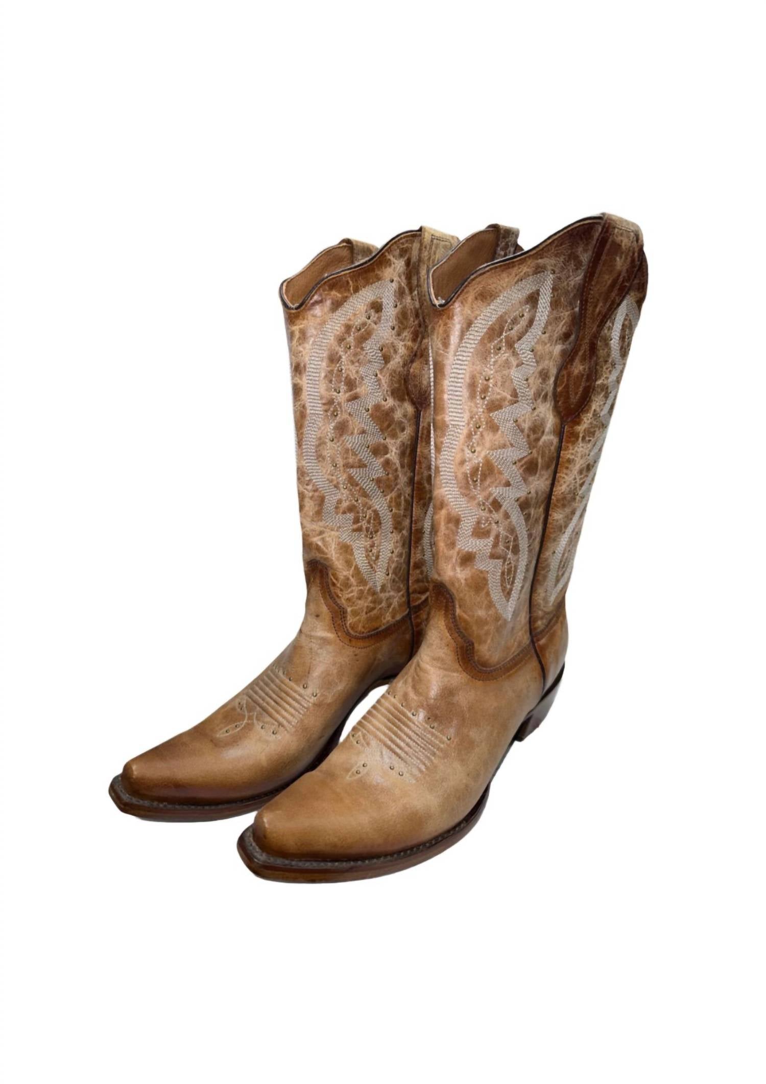 Corral - Women's Circle G Embroidery & Studs Boot
