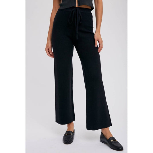 Bluivy - Ribbed Sweater Knit Pants