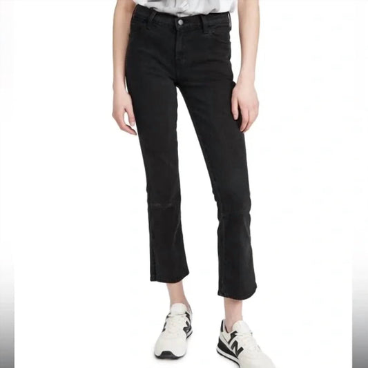 J Brand - Mid Rise Straight Split Hem Jeans