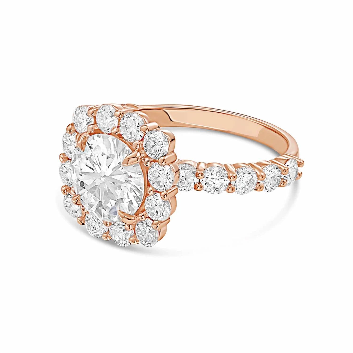 Diana M Jewels - Women's Round Lab-Grown Diamond Fashion Ring (10.00 Ct) - Bold