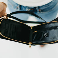 Pretty Simple - Woven Double Duty Phone Crossbody Bag