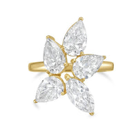 Diana M Jewels - Women's Pear & Marquise Lab-Grown Diamond Fashion Ring (4.00 Ct) - Signature Plus