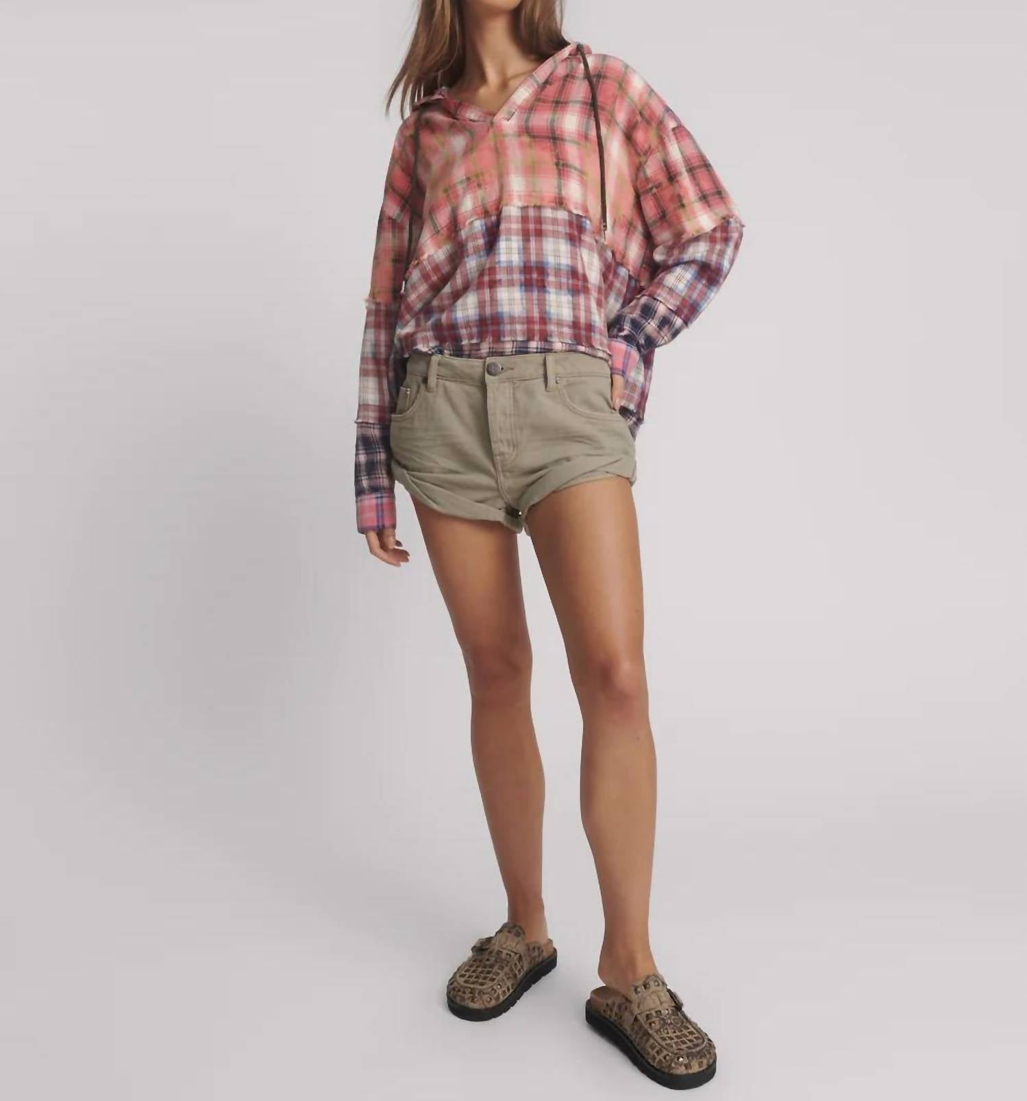 One Teaspoon - Bandits Low Waist Denim Shorts