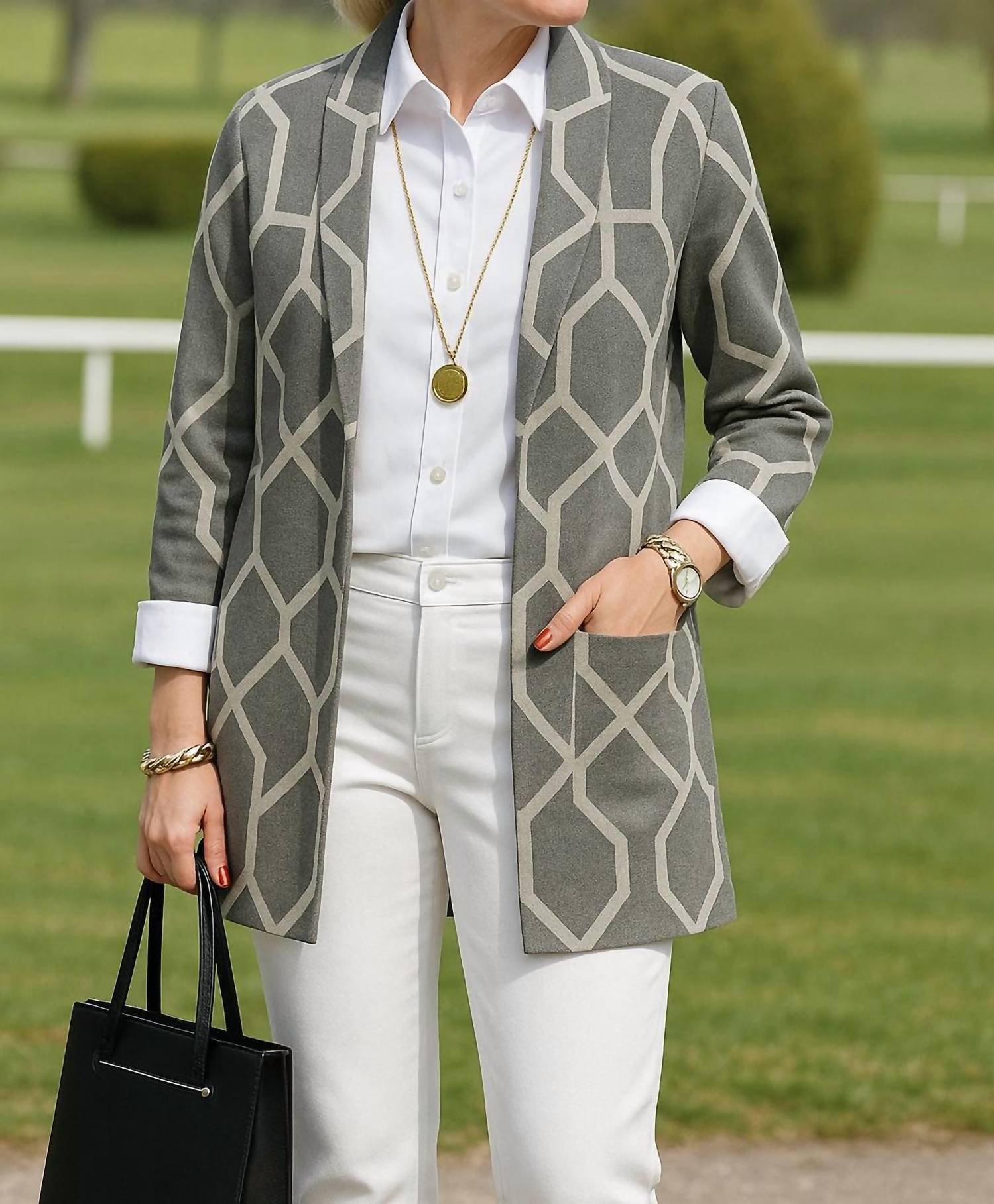 J'Envie/Eli - The Aspen Loose-Fitted Cardigan