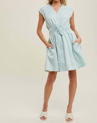 Wishlist - Women's Natasha Striped Mini Shirt Dress
