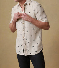 Faherty - Short Sleeve Palma Linen Shirt