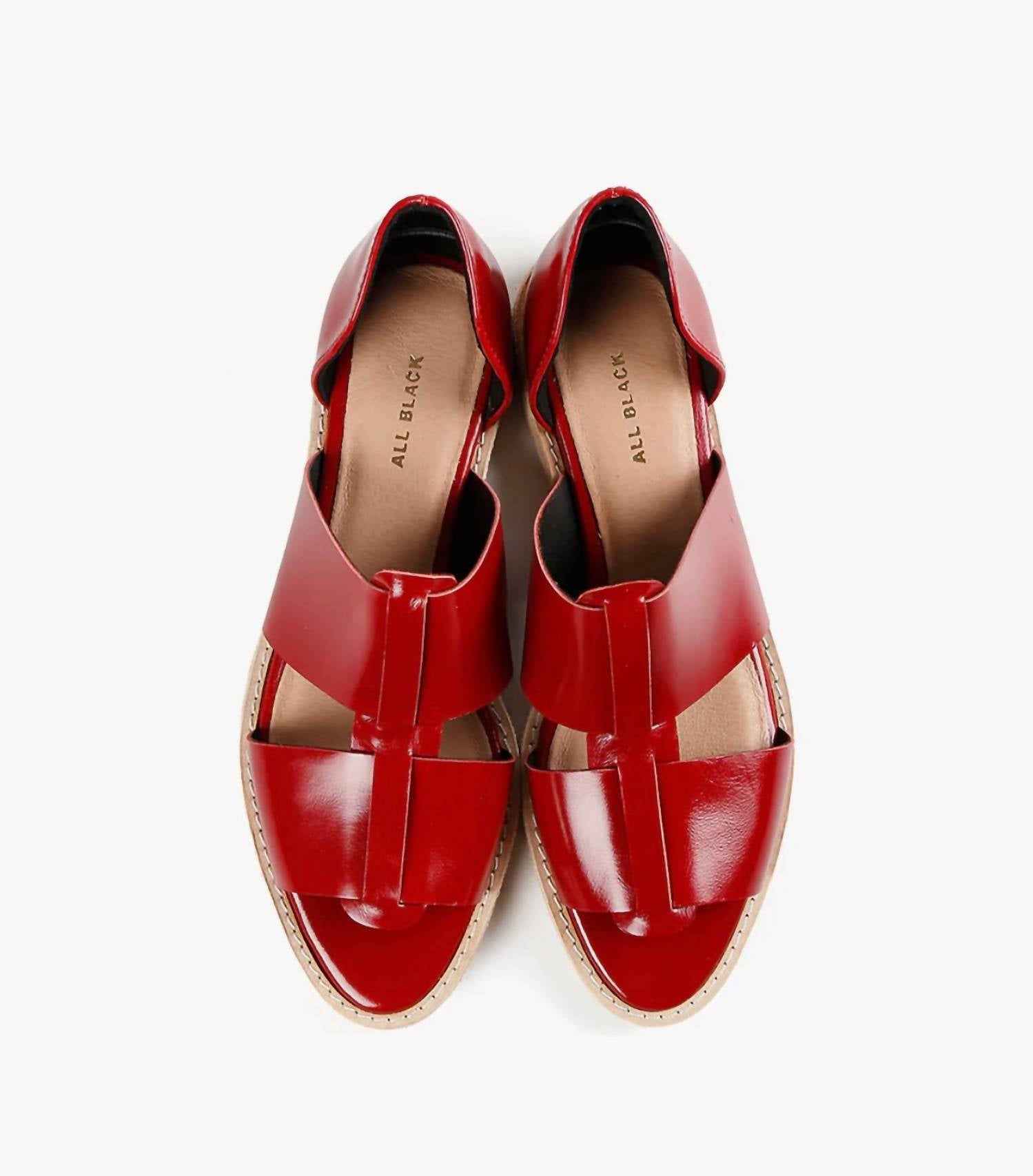 All Black - Women's Fishy D'orsay Open Toe Loafer