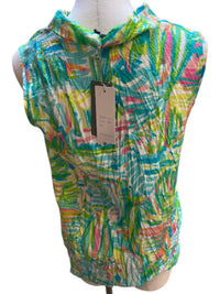 Shana Apparel - Women's Crinkle Top With Pockets