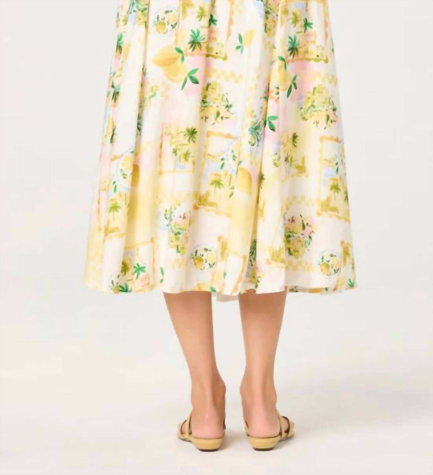 Astr - Kaleigh Bustier Top And Midi Skirt Set