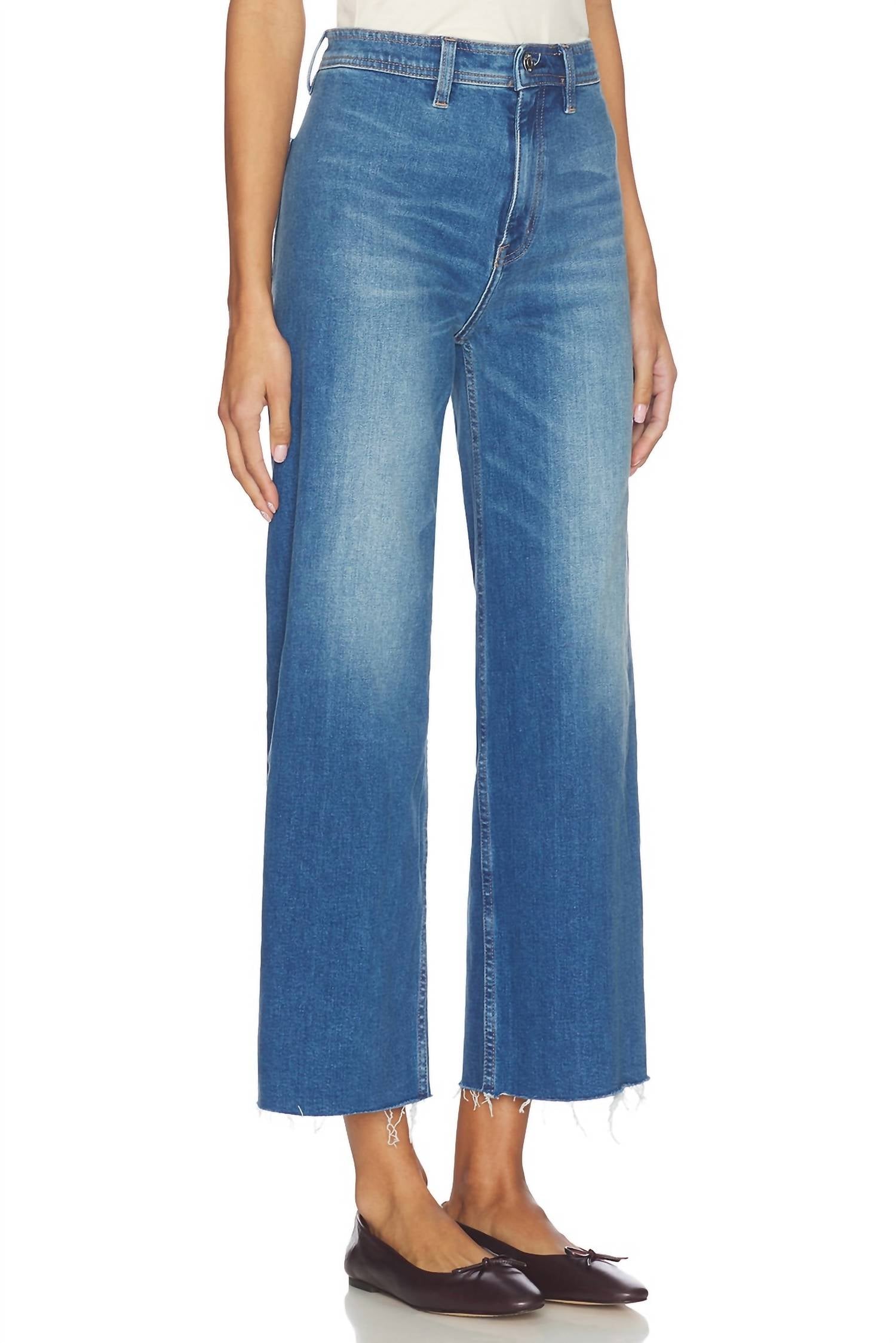 PISTOLA Penny High Rise Wide Jeans in rooftop - women's jeans - alternate view