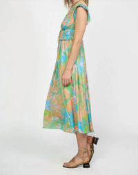 Current Air - V-neck Pleated Dress