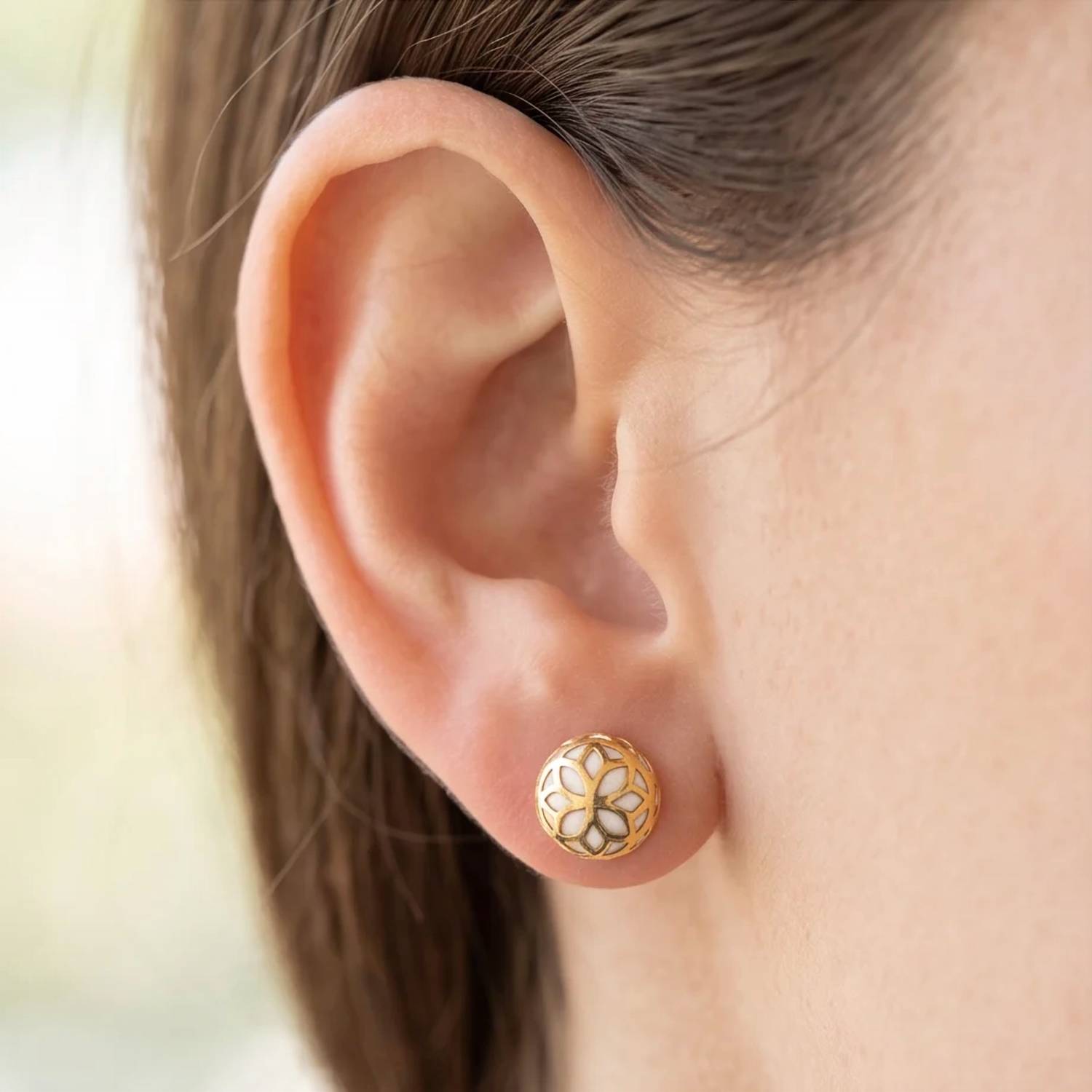Georgina Jewelry - Women's Signature Flower Sphere Earrings