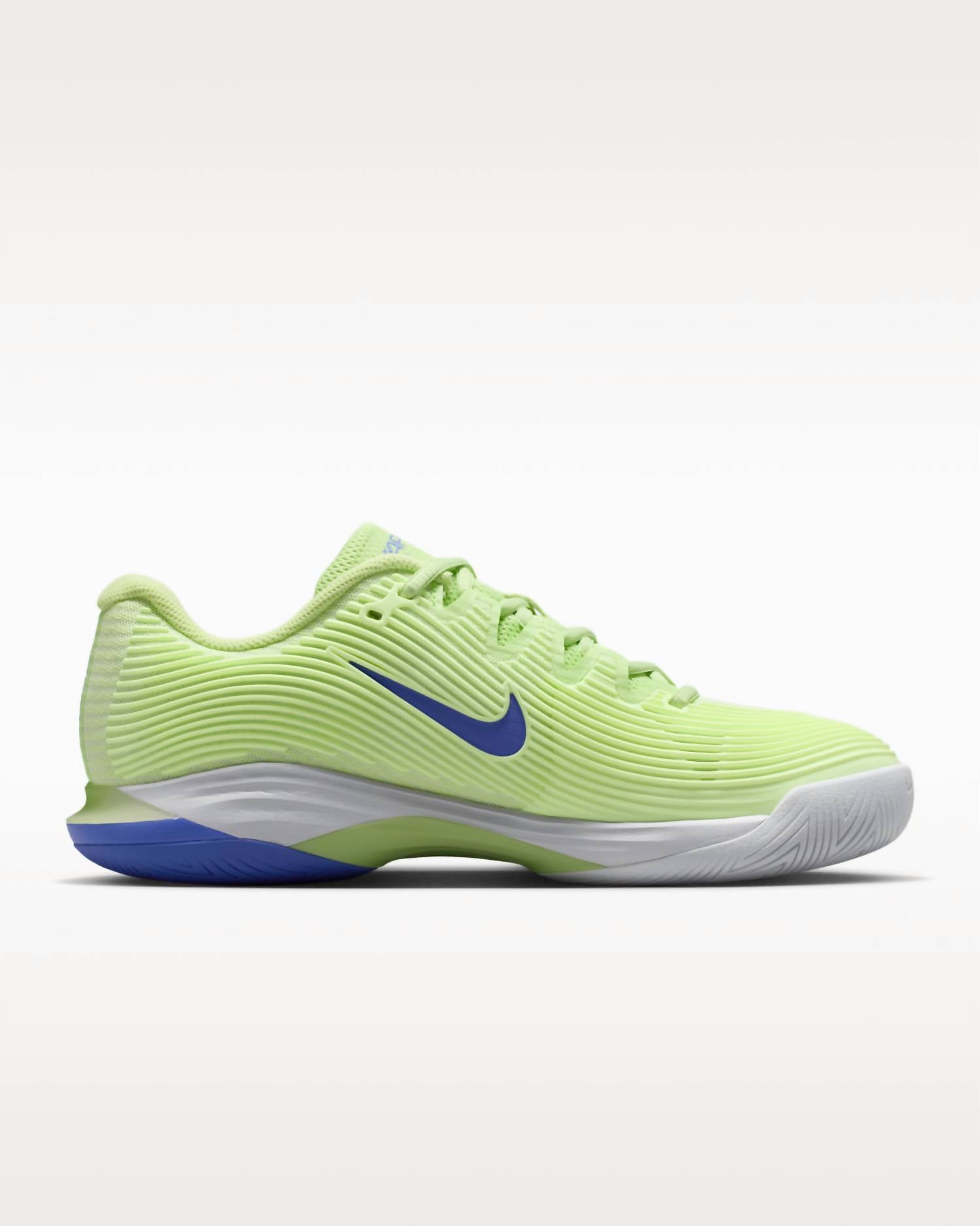 NIKE Women's Vapor 12 Hard Court Tennis Shoes in light liquid lime sapphire white volt tint - women's shoe