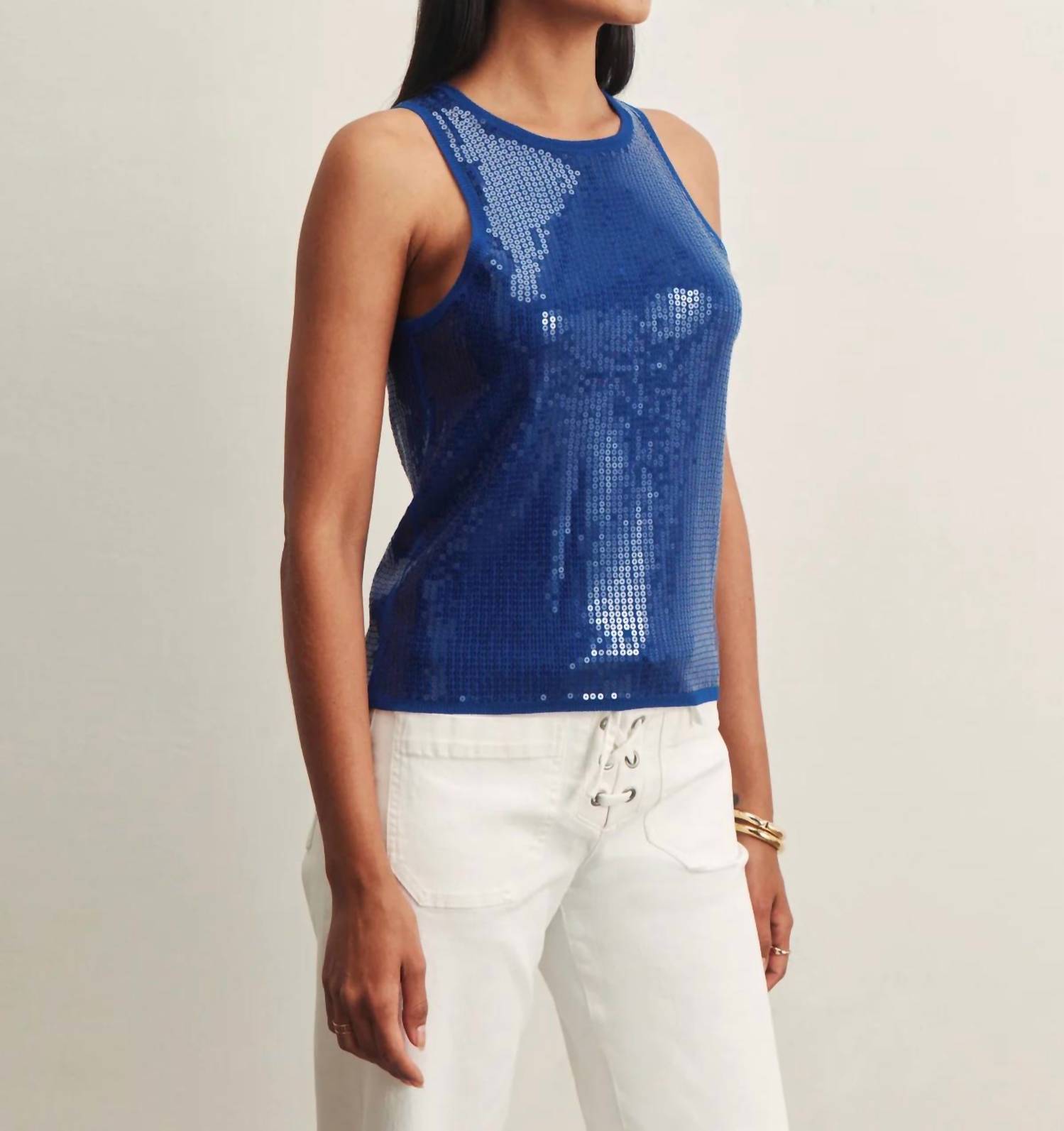 Sanctuary - Summer Shine Sequin Shell Top