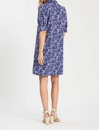 Tyler Boe Alicia Knit Dress in cherry blossoms - women's dress - detail view