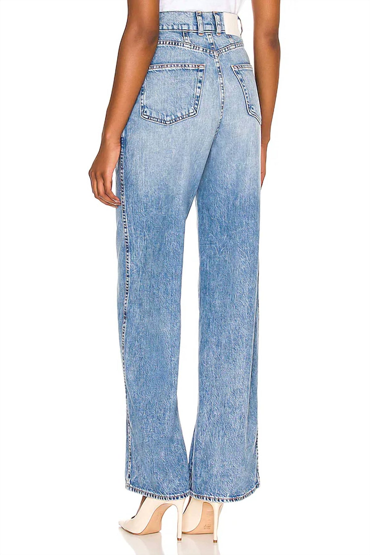 Grlfrnd - Morgan Pleated High Rise Jean