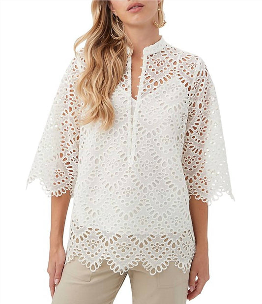 Trina Turk - Martigues Woven Lace Top