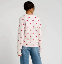 Splendid - Lolly Hearts Jacquard Sweater