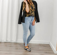 Hidden - Split Hem Skinny Jeans
